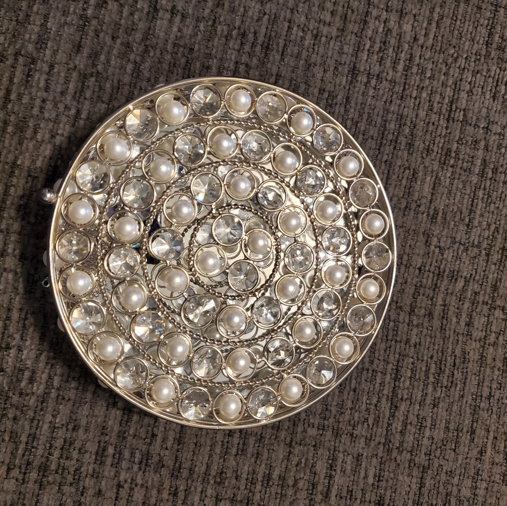 EUC Handmade Mirrored Trinket Box